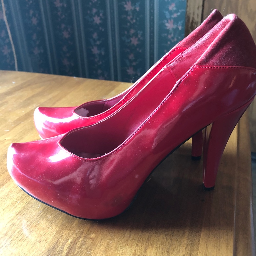 Red high heels